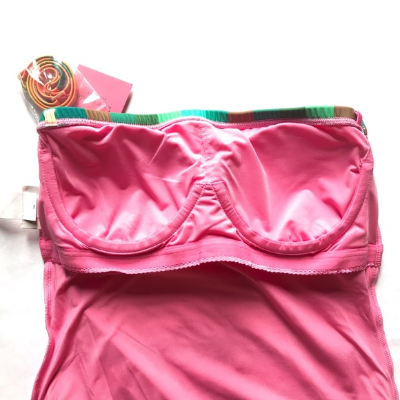 Kate Spade Convertible Halter Swimsuit Multicolor - Picture 4 of 10